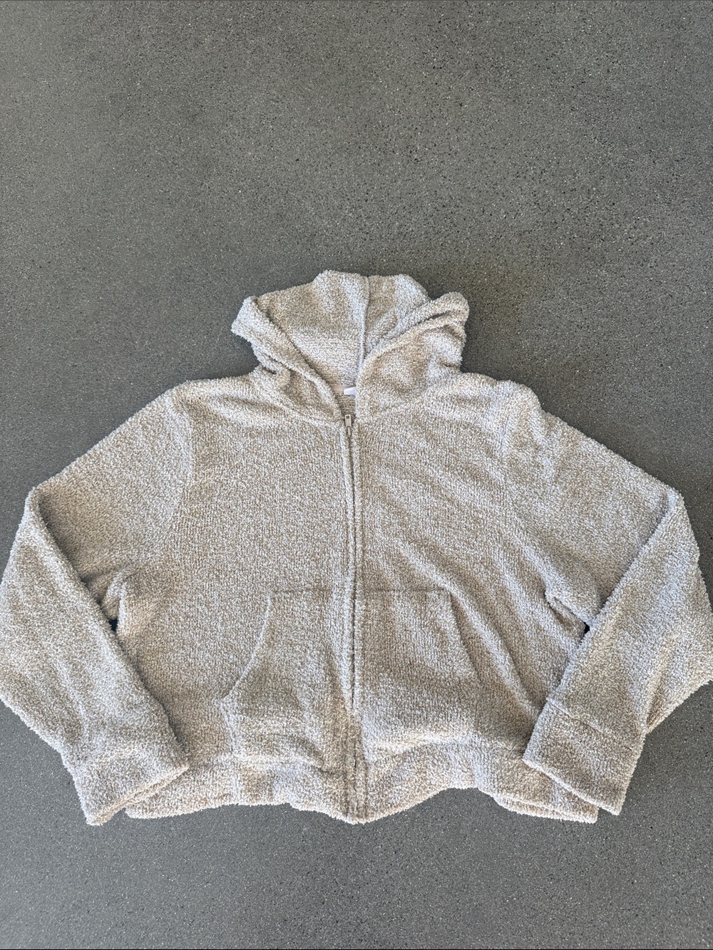 SO Neutral Tan Sherpa Hoodie